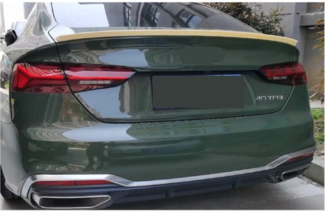 AUDI A5 2017+ SPORTBACK/COUPE IÇIN UYUMLU SPOILER - PIANO BLACK (PARLAK SIYAH)